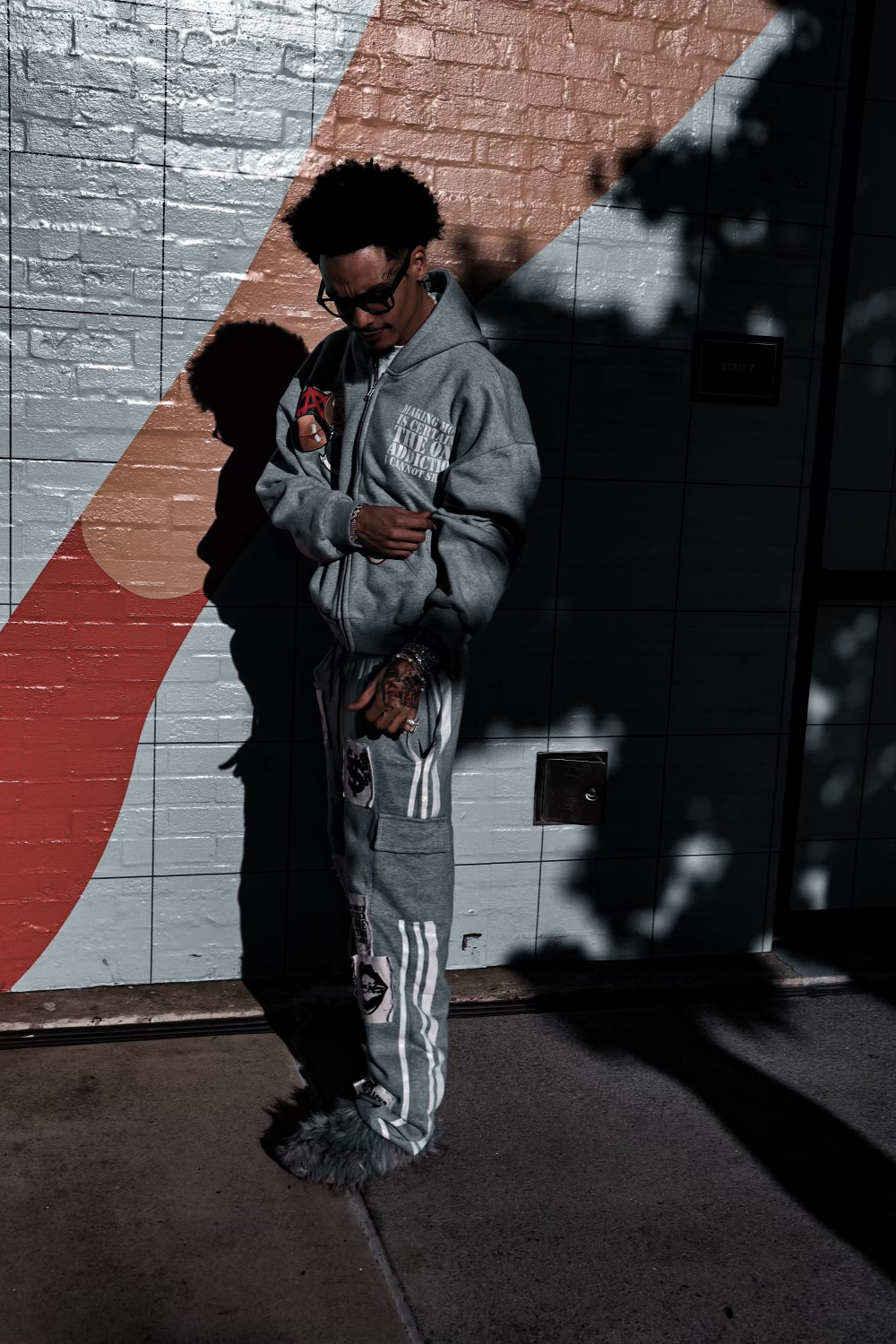 MoreRackz Cargo Sweatpants (Gray)