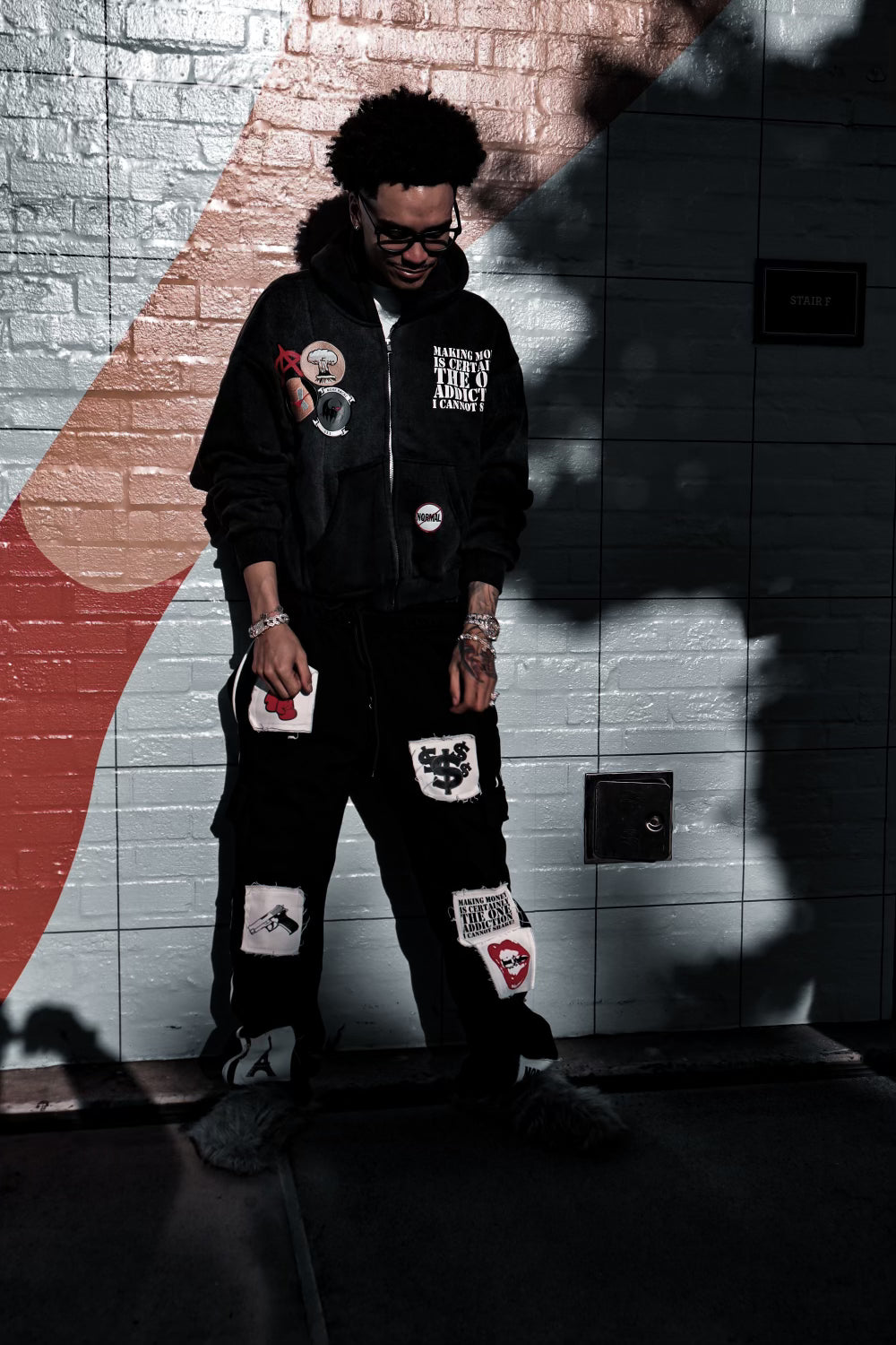 MoreRackz Cargo Sweatpants (Black)